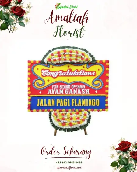 Sewa Papan Bunga Medan Baru